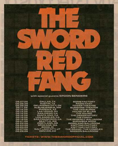 The Sword / Red Fang Tour 2026